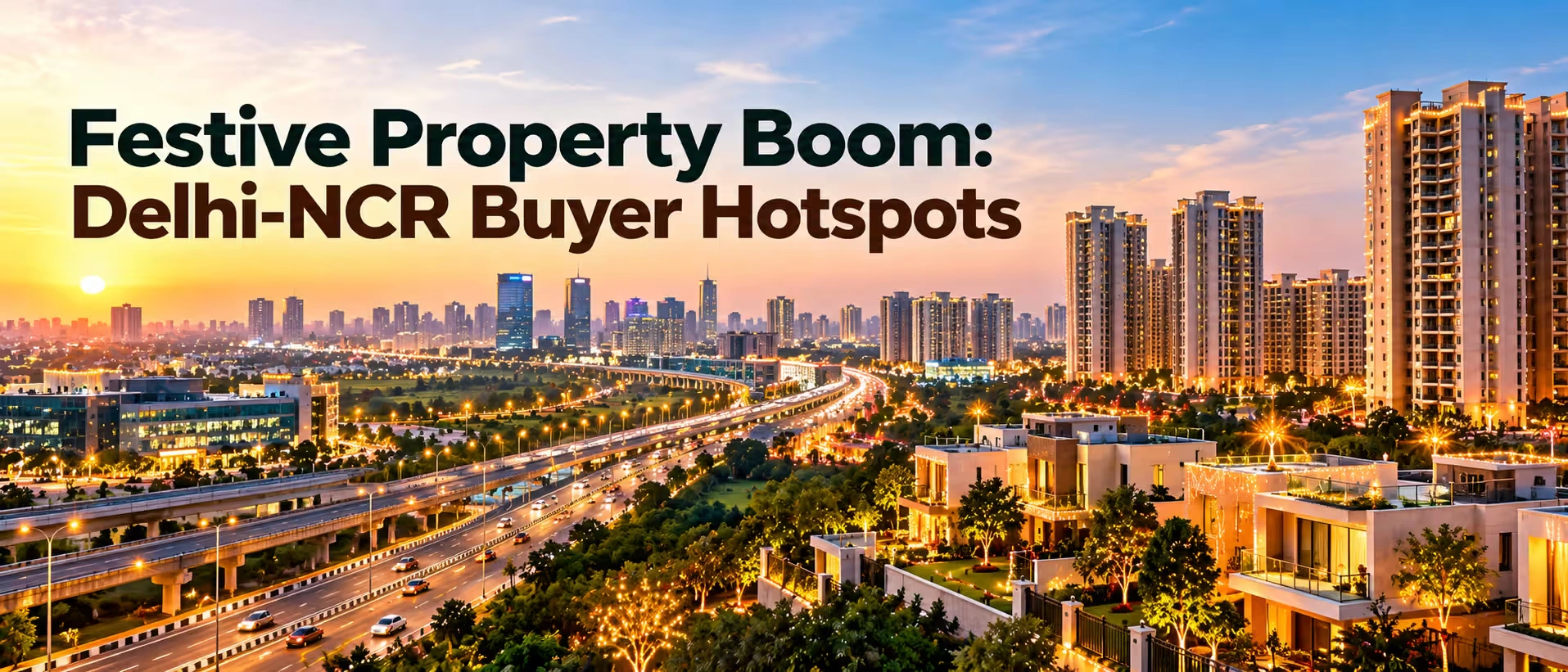 Festive Cheer Boosts Delhi-NCR Property Demand: Where Are Buyers Looking?