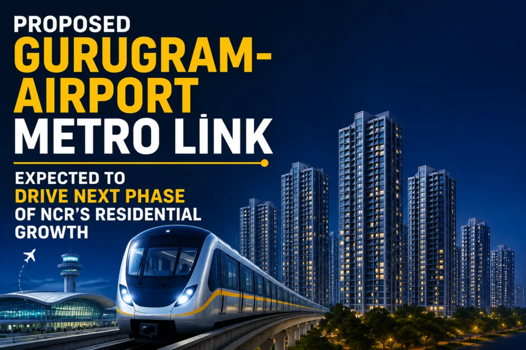 Proposed Gurugram-Airport Metro Link Could Shape NCR's Next Residential Growth Phase