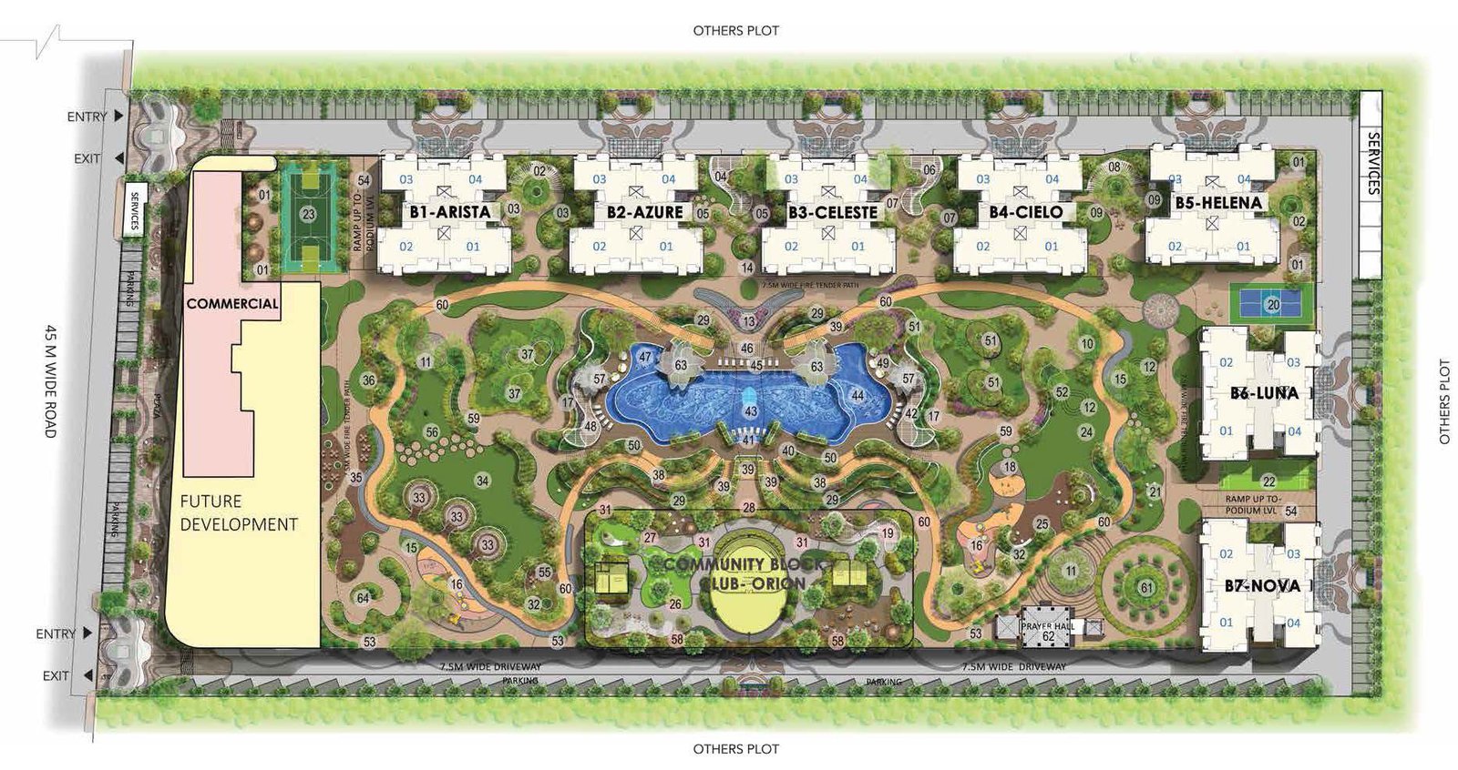 Gaur Chrysalis master plan